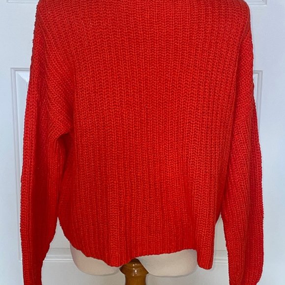 EILEEN FISHER- Cropped Crew Neck Pullover Sweater-LARGE-New - NO Tags! - Picture 5 of 6